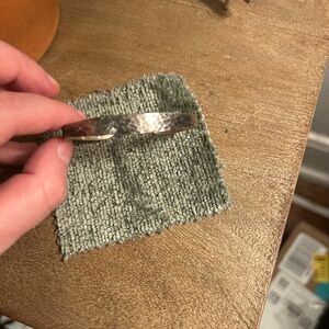 Silver Cuff Bracelet - Made by Hand